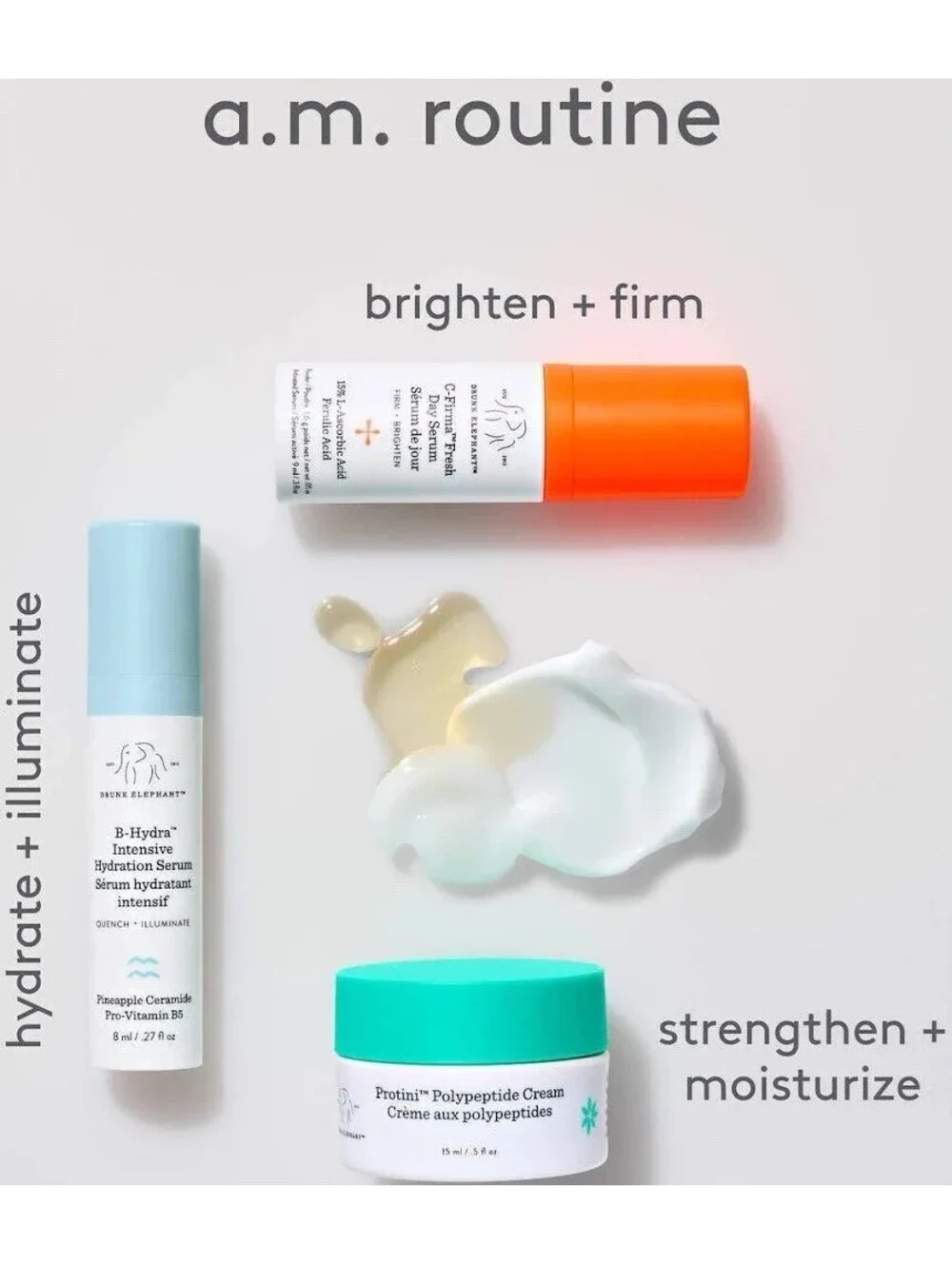Drunk Elephant The Littles 8.0 Skincare Travel Kit 5-Piece Set with Bag BNIB